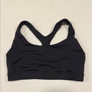 Athleta Interval Black Sports Bra A-C